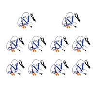 Uikdjgu 10X Tappi per Le Orecchie Auricolari Bluetooth per, Soppressione del Rumore, Protezione 'Udito, Cantieri Edili, Luoghi Rumorosi Blu