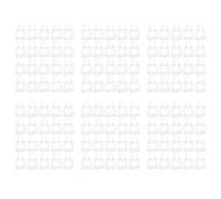 Uikdjgu 120 Pezzi Sacchetto Regalo Trasparente con Manico Confezione Regalo per Caramelle Nuziali Borsa Riutilizzabile per Doccia Natalizia 13x15x7 cm