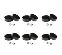 Uikdjgu 12X Bici da Strada Sughero Manubrio Bar Nastro della Presa + 12 Spine Bar-Nero