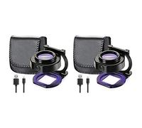 Uikdjgu 2 Pezzi Lente D'Ingrandimento 25X con 6 Luci, USB Un Tre Pieghe Desktop Portatile Nel Metallo Lente D'Ingrandimento per Cucire Lente D'Ingrandimento