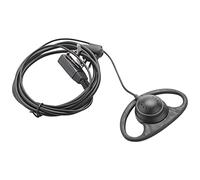 Uikdjgu 2 Pin Advanced D Shape Clip-Ear Ptt Headset Auricolare Mic per 2 Way Radio Gp88s Gp300 Gp68 Gp2000 Gp88 Gp3188 Cp040 Cp1200 A8 A6 A10 A12