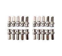 Uikdjgu 20 pz connettore Twist-on BNC coassiale CCTV RG59