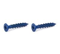 Uikdjgu 200 di Ancoraggio un Punta Diamantata per Cemento Piatte Blu da 3/16 X 1-1/4 Pollici per L'Ancoraggio Alla Muratura