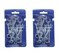 Uikdjgu 20PZ Mini Wrench Dual Heads Offset Ring Spanner Strumenti Chiave Combinata Chiave 4-11mm Set di Chiavi