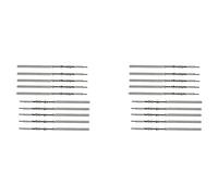 Uikdjgu 20PZ Movimento Orologio Stem Acciaio Kit Orologio di Parti NH35 NH36 NH38 NH39 Movimento Orologio Stem Pezzi