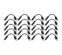 Uikdjgu 20X Adattatore da USB C A 3,5 mm per Cuffie/Auricolari, Tipo C 3.1 Adattatore da 3,5 mm per Cuffie Stereo Audio Femmina per Moto Z,LeEco Le S3/2 Pro e Altro