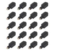 Uikdjgu 20X Mini Adattatore Audio Ottico da 3,5 mm Jack Femmina A Spina Toslink Digitale per Amplificatore