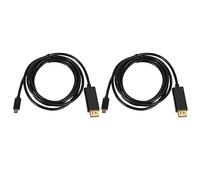 Uikdjgu 2X Adattatore da USB-C A Displayport 6Ft USB 3.1 da C A DP HD