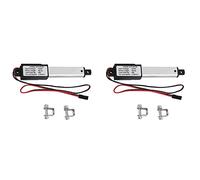 Uikdjgu 2X Attuatore Micro-Lineare, da 2 Pollici, 90N/20,3 Libbre, Velocità 9,5 mm/S Attuatore Lineare Motore