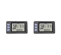 Uikdjgu 2X Cruscotto del Misuratore con Display LCD P3H Display del Misuratore di Bici Elettrica 24V 36V 48V 60V per Scooter Elettrico (5PIN)