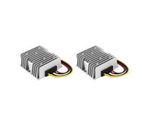 Uikdjgu 2X DC 12 / 24V A DC 48V 6A 288W Regolatore Convertitore di Tensione Trasformatore Boost DC/DC Impermeabile