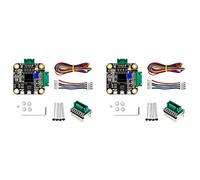 Uikdjgu 2X Driver Motore Passo-Passo NEMA 17, Kit Driver Motore MKS SERVO42C PCBA Scheda Ultra Silenziosa, Parti -CNC per Prevenire Passi Persi