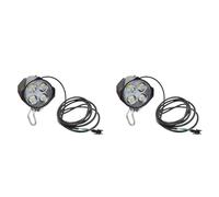 Uikdjgu 2X Ebike E-Bike 36V-48V Luce per Bicicletta Elettrica con Avvisatore Acustico Set di Avvisatori Acustici per Anteriori Anteriori