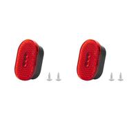Uikdjgu 2X Fanali Posteriori A LED Parafango Posteriore Paralume Freno Paralume Posteriore per PRO 2 Mi3 Scooter Elettrico Semaforo Luci Freno