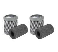 Uikdjgu 2X Filtro E Spugna per T116 Aspirapolvere Filtro di Scarico Post Motore H-Free 100 Serie Filtro Polvere per Ridurre la Polvere 2