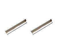 Uikdjgu 2X Frattazzo per Intonaco Cazzuola Triangolare Occhio da 10 mm Lungo 600 mm Adesivo nel Acciaio Inossidabile/Malta Costruzione di Utensili per Piastrelle