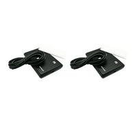 Uikdjgu 2X Lettore di Smart Card RFID con Porta USB, Scheda IC da 13,56 MHz, Sensibilità Contatto, Supporto del Linux