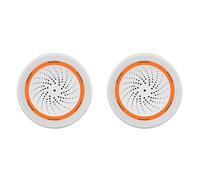 Uikdjgu 2X Suono Intelligente Tuya ZigBee e Sensore di Sirena di Sicurezza Domestica Smart Life Tuya Gateway Hub Allarme Sirena per Tuya