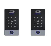 Uikdjgu 2X TTLock Tastiera di Controllo Accessi con Riconoscimento Facciale Controller di Accesso Autonomo Impermeabile per Impronte Digitali per Serratura-B