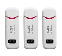 Uikdjgu 3X 4G LTE Wireless USB Dongle Mobile Hotspot 150Mbps Modem Stick Sim Card Mobile Un Banda Larga Mini 4G Router per Auto Ufficio