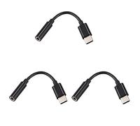 Uikdjgu 3X Adattatore da USB C A 3,5 mm per Cuffie/Auricolari, Tipo C 3.1 Adattatore da 3,5 mm per Cuffie Stereo Audio Femmina per Moto Z