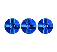 Uikdjgu 3X Bike Air Gas Schrader Caps Sospensione Bici Parti Forcella Forcella Anteriore per Road Bike Blu