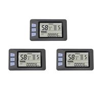 Uikdjgu 3X Cruscotto del Misuratore con Display LCD P3H Display del Misuratore di Bici Elettrica 24V 36V 48V 60V per Scooter Elettrico (5PIN)