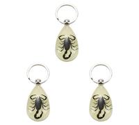 Uikdjgu 3X Insetto Glow-in-The-Dark (Scorpione Nero)