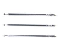 Uikdjgu 3X Parte 7 Antenna Telescopica, Antenna Radio FM Lunghezza 75 cm-