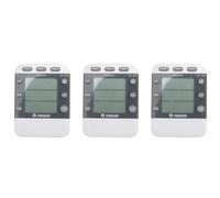 Uikdjgu 3X Timer Digitale 100 Ore Triple Count Down/Up Clock Timer Timer da Cucina con Display LCD Staffa Magnetica per Allarme Forte