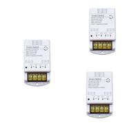 Uikdjgu 3X Tuya Wifi 30A Relay Module 85-250V Smart Switch DIY 433MHZ Controller APP Voice Relay Timer