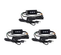 Uikdjgu 3X USB Mini Termostato Interruttore LED Regolatore di Temperatura di Controllo Digitale Termometro Termoregolatore DC 5-24V 12V