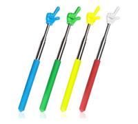 Uikdjgu 4 Pezzi Puntatore per Insegnante Puntatore Manuale Telescopico Puntatore Retrattile Aiuto per La Lettura delle per Lavagna di Presentazione