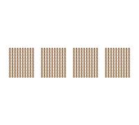 Uikdjgu 400PZ M3 Filettatura Zigrinata Nel Filettato Set Termico Inserto Resistente Al Dado da Incasso per Stampante 3D