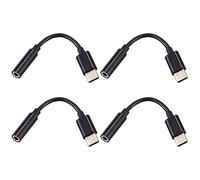 Uikdjgu 4X Adattatore da USB C A 3,5 mm per Cuffie/Auricolari, Tipo C 3.1 Adattatore da 3,5 mm
