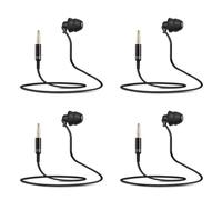Uikdjgu 4X Corto di Prolunga Unilaterale per Auricolare Auricolare Nell'Orecchio Auricolare Singolo Auricolare nel Silicone Jack da 3,5 mm per Telefono