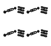 Uikdjgu 4X Lega di Alluminio Scuba Diving Luce della Torcia Sfera del Braccio Doppio Giunto E 1Set Clip Morsetto Supporto per Macchina Fotografica Fotografia Subacquea