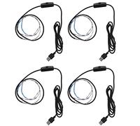 Uikdjgu 4X Luce Batterica UVC Disinfezione Germicida 5V Lampada Battericida Acari Strisce Luminose Striscia Un LED 50X1cm