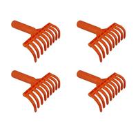 Uikdjgu 4X Teste per Rastrello per Olive Rastrello A 9 Denti Multiuso In Plastica Rastrello per La Raccolta Delle Olive Rastrello per Giardinaggio Diametro Interno 2,5 cm