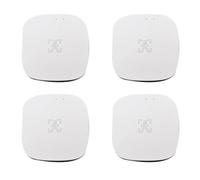Uikdjgu 4X Tuya ZigBee MmWave Sensore di Presenza Umana con Rilevamento Radar A Microonde di Luminanza Sensore di Movimento PIR Montaggio A Parete