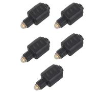 Uikdjgu 5X Mini Adattatore Audio Ottico da 3,5 mm Jack Femmina A Spina Toslink Digitale per Amplificatore