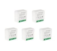 Uikdjgu 5X Mini Interruttore Relè Smart WiFi, Modulo Interruttore Luce Timer DIY Applicazione Smart Life/Tuya, Wireless