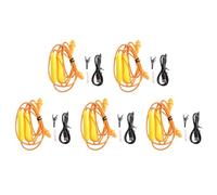 Uikdjgu 5X Tappi per Le Orecchie Auricolari Bluetooth per, Soppressione del Rumore, Protezione 'Udito, Cantieri Edili, Luoghi Rumorosi Arancione