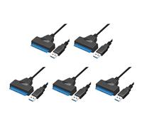 Uikdjgu 5X USB Adattatore 3 un USB 3.0 Adattatore USB Supporto Disco Rigido SSD HDD da 2,5 Pollici