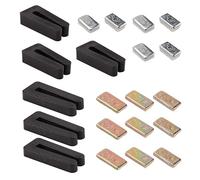 Uikdjgu 6 Set di Kit di Bilanciamento Della Pala del Ventilatore da Soffitto il Kit di Bilanciamento del Peso del Ventilatore Include il Peso 5G nel Metallo Autoadesivo e il Peso 3G