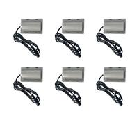 Uikdjgu 6X DC 12V Cuscino per Sedia Motore Vibrante Mini Motore Vibrante Impermeabile Cintura Massaggiante Attrattore A Base Piatta Motore di Alimentazione Rana