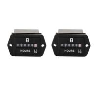 Uikdjgu 6X DC10V-80V Contaore Meccanico - Contaore per Motore Generatore Barca Automobili Motorcross Motore Camion Trattore