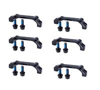 Uikdjgu 6X Disco Adattatore di Montaggio Pinza Freno Anteriore/Post Anteriore 180mm Posteriore 160mm per