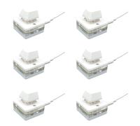 Uikdjgu 6X Tastiera di Scelta Rapida A 1 Tasto USB Tastiera Macro Programmabile Personalizzata Tasto di Scelta Rapida Mouse Pulsante Singolo Mini Tastiera RGB