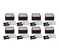 Uikdjgu 8X ETC-974 Regolatore di Temperatura Digitale Termostati per Microcomputer Termostato Allarme di Refrigerazione Sensore 220V